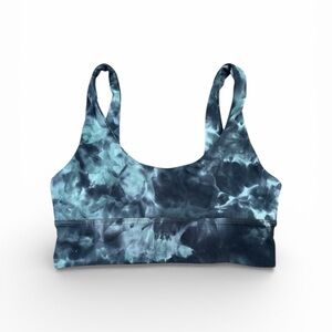 lululemon athletica Blue Tie-Dye Sports Bra